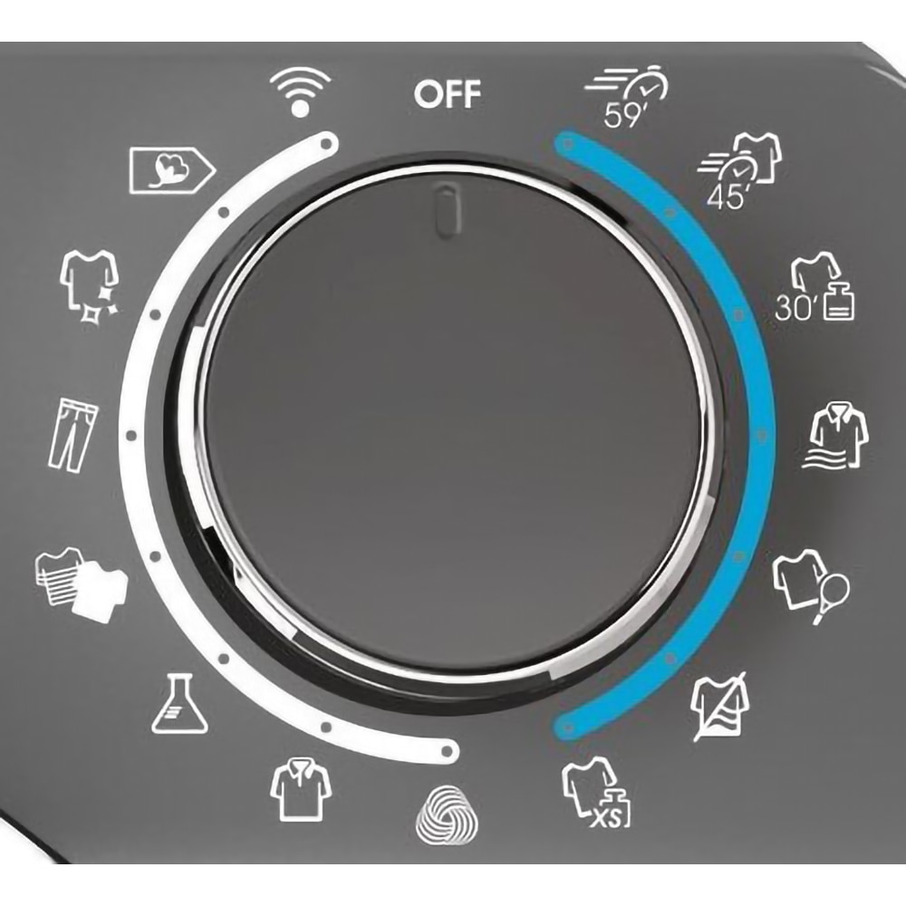 Uscator de rufe CANDY ROE H9A2TCERX-S, Pompa de caldura, 9 kg, 14 programe, Clasa E, Wi-Fi, antracit