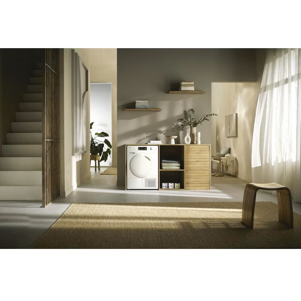 Uscator de rufe MIELE TCA 230 WP Active, Pompa de caldura, 7 kg, 12 programe, Clasa E, alb