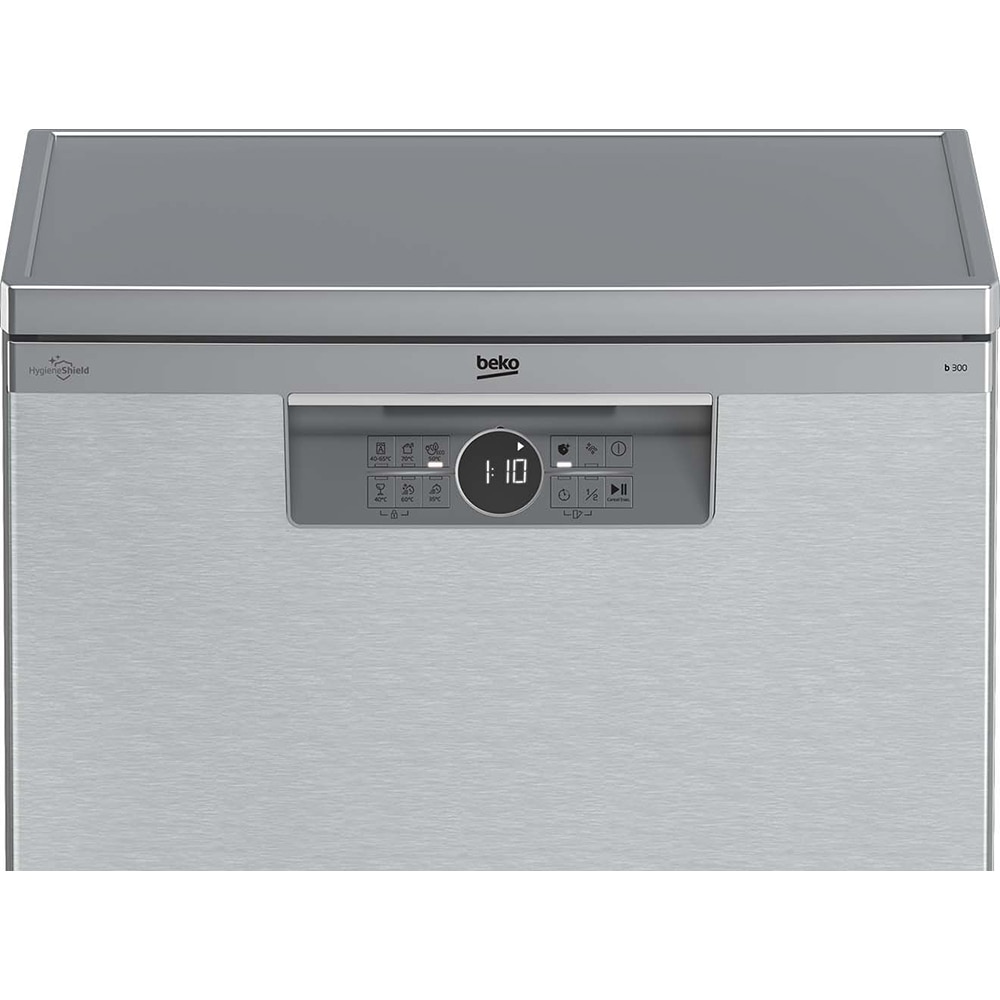 Masina de spalat vase independenta BEKO BDFN26430X, Hygiene Shield, 14 seturi, 6 programe, 60 cm, Clasa D, inox