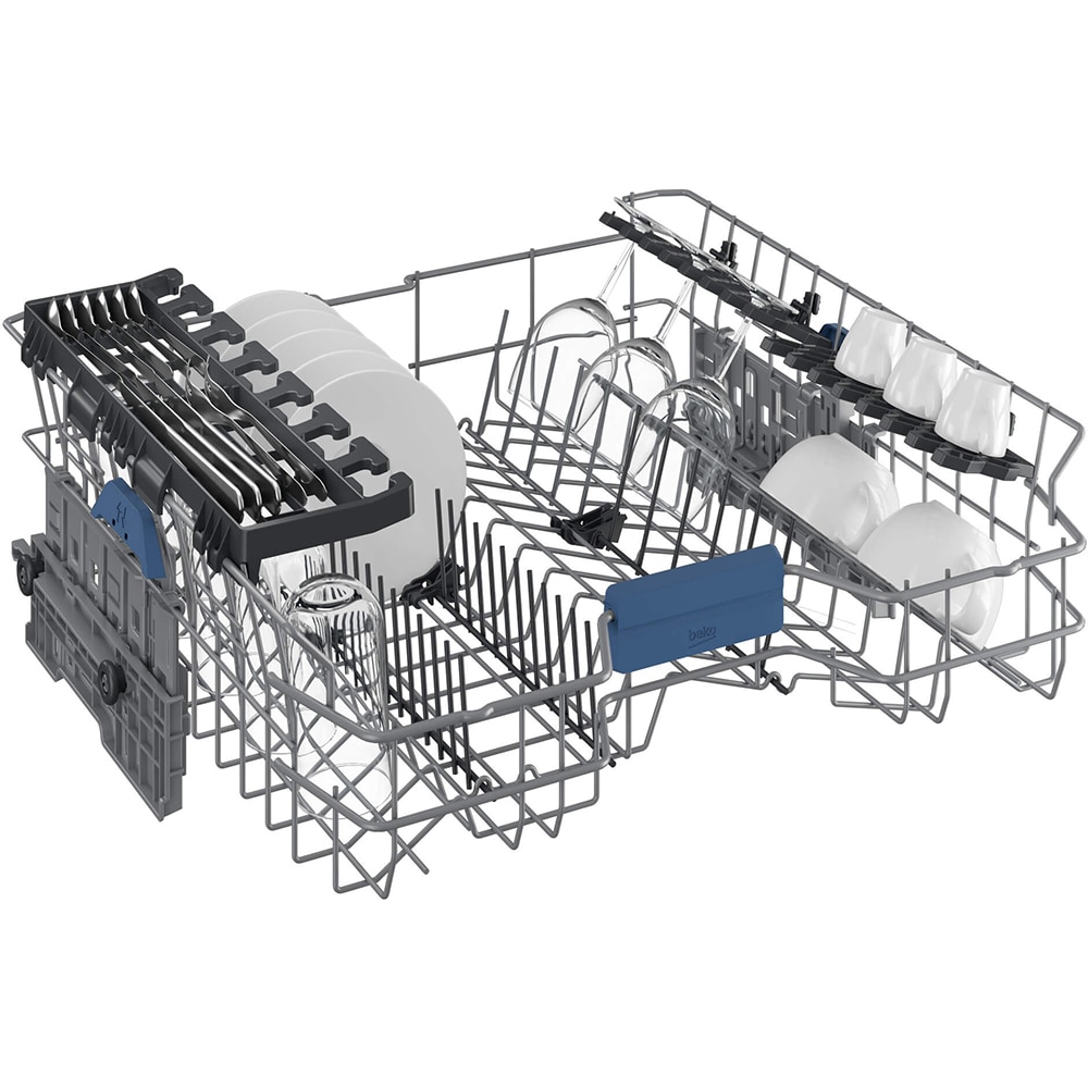 Masina de spalat vase independenta BEKO BDFN26441XC, CornerIntense, 14 seturi, 6 programe, 60 cm, Clasa C, inox