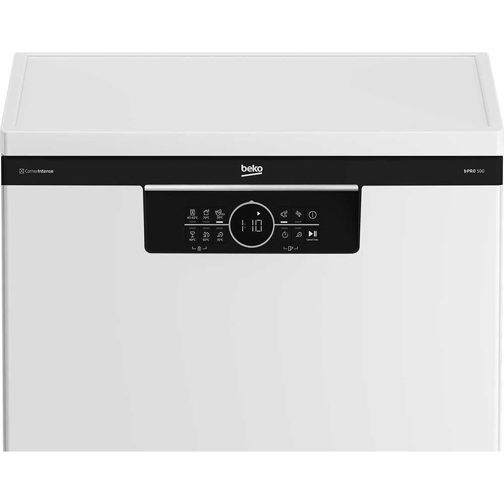 Masina de spalat vase independenta BEKO BDFN26450WC, CornerIntense, 14 seturi, 6 programe, 60 cm, Clasa B, alb