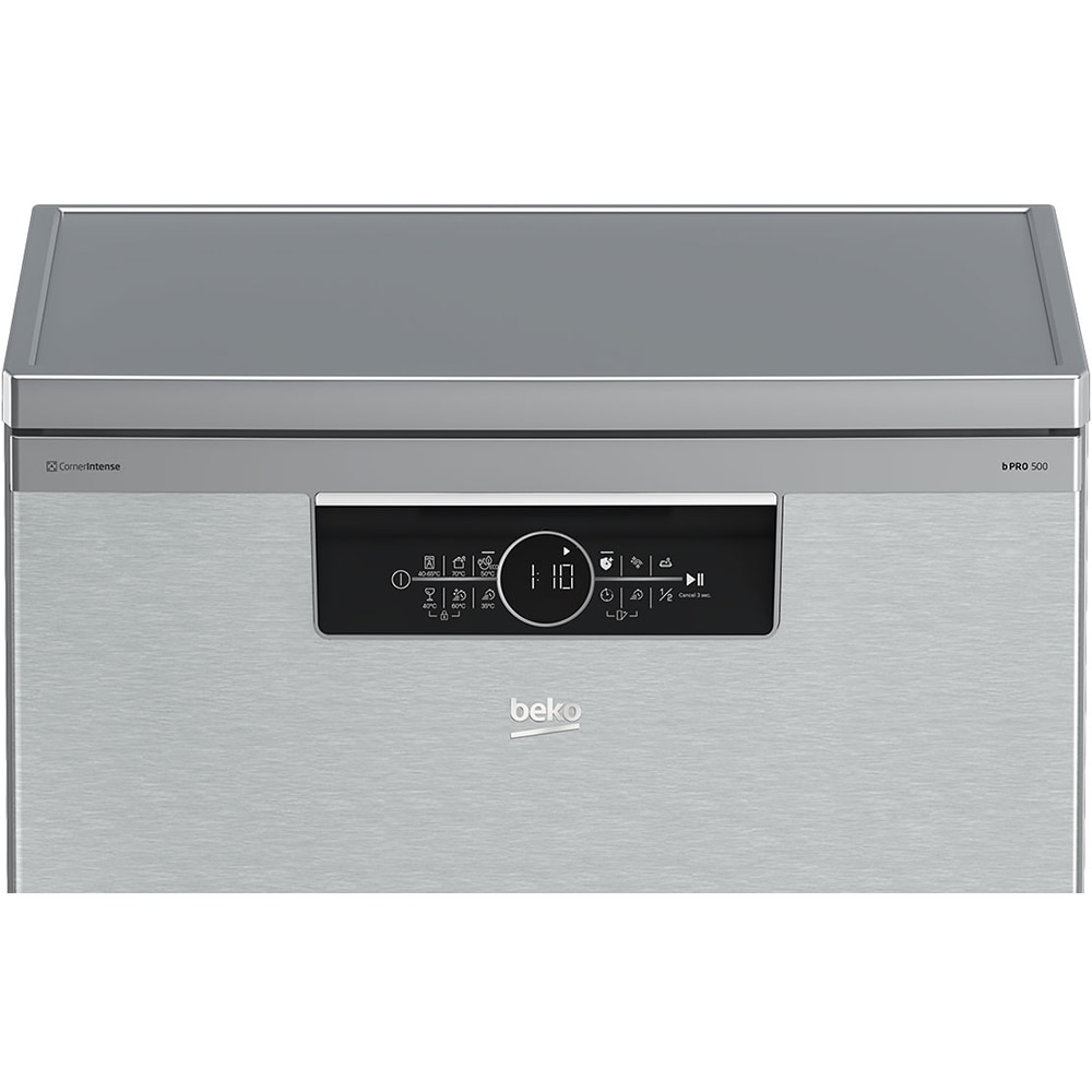 Masina de spalat vase independenta BEKO BDFN36530XC, HygieneShield, 15 seturi, 6 programe, 60 cm, Clasa D, inox