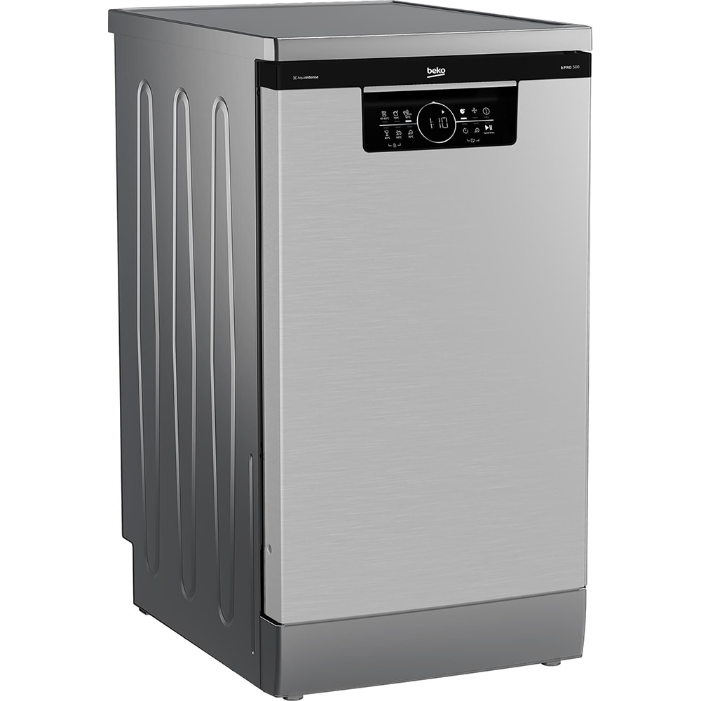 Masina de spalat vase independenta BEKO BDFS26046XQ, 10 seturi, 6 programe, 45 cm, Clasa C, argintiu