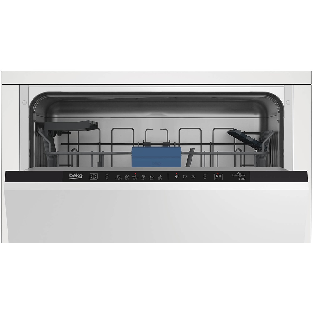 Masina de spalat vase incorporabila BEKO BDIN16435, 14 seturi, 6 programe, 60 cm, Clasa D, panou comanda negru