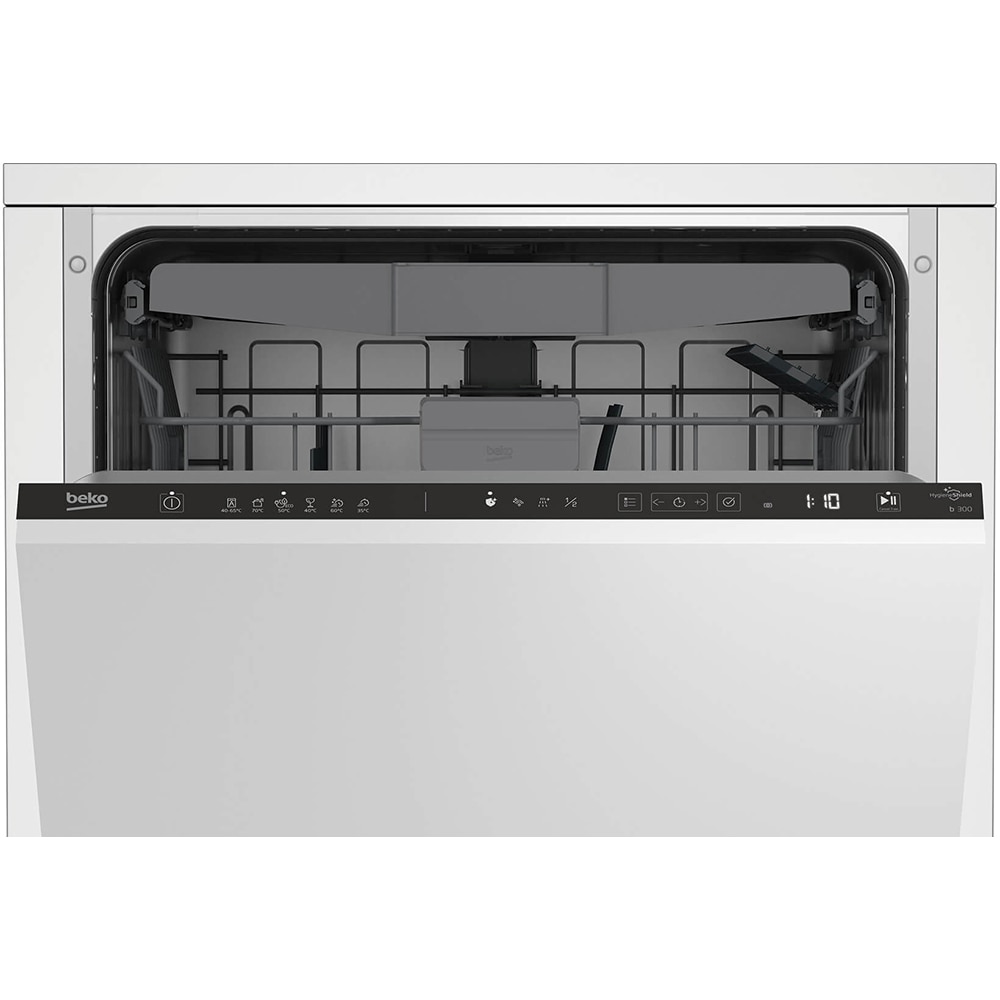 Masina de spalat vase incorporabila BEKO BDIN36530, 15 seturi, 6 programe, 60 cm, Clasa D, panou comanda negru