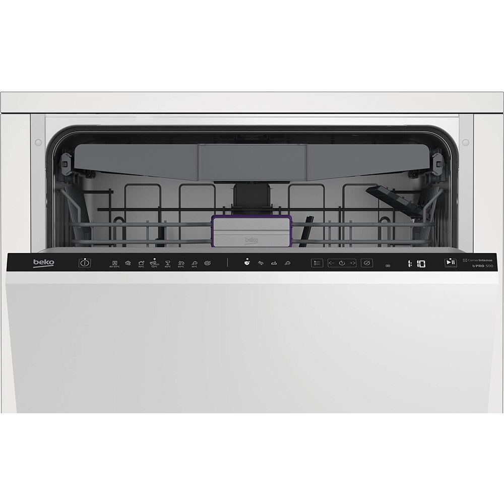 Masina de spalat vase incorporabila BEKO BDIN38560C, 15 seturi, 8 programe, 60 cm, Clasa A, panou comanda negru