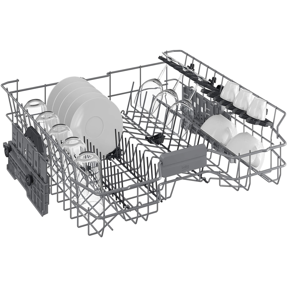 Masina de spalat vase incorporabila BEKO BDIN38651C, 16 seturi, 8 programe, 60 cm, Clasa B, panou comanda negru