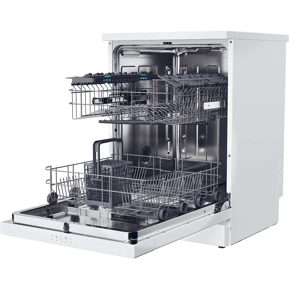 Masina de spalat vase independenta CANDY CF 3E7E0W, 13 seturi, 5 programe, 60 cm, Clasa E, alb