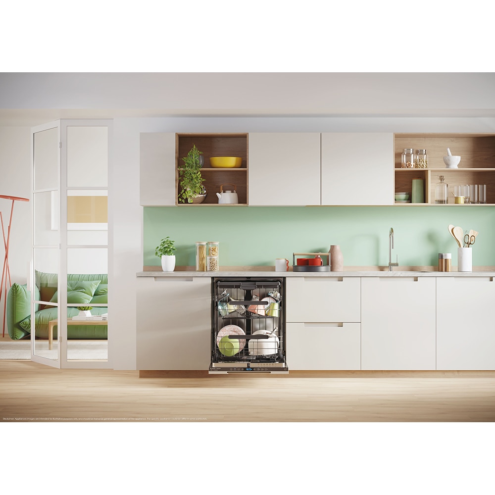 Masina de spalat vase incorporabila CANDY Rapido CI 6E7F1A, 16 seturi, 8 programe, 60 cm, Clasa E, panou comanda antracit