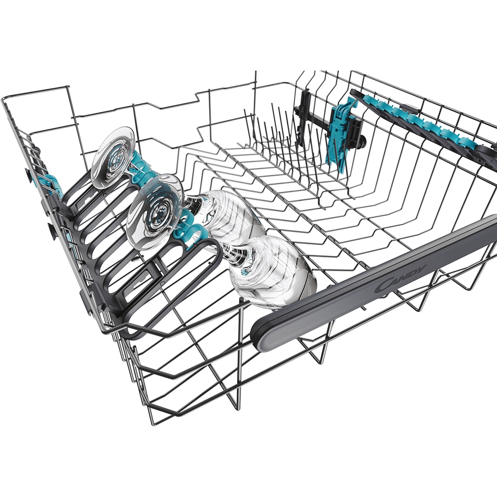 Masina de spalat vase incorporabila CANDY Rapido CI 6E7F1A, 16 seturi, 8 programe, 60 cm, Clasa E, panou comanda antracit