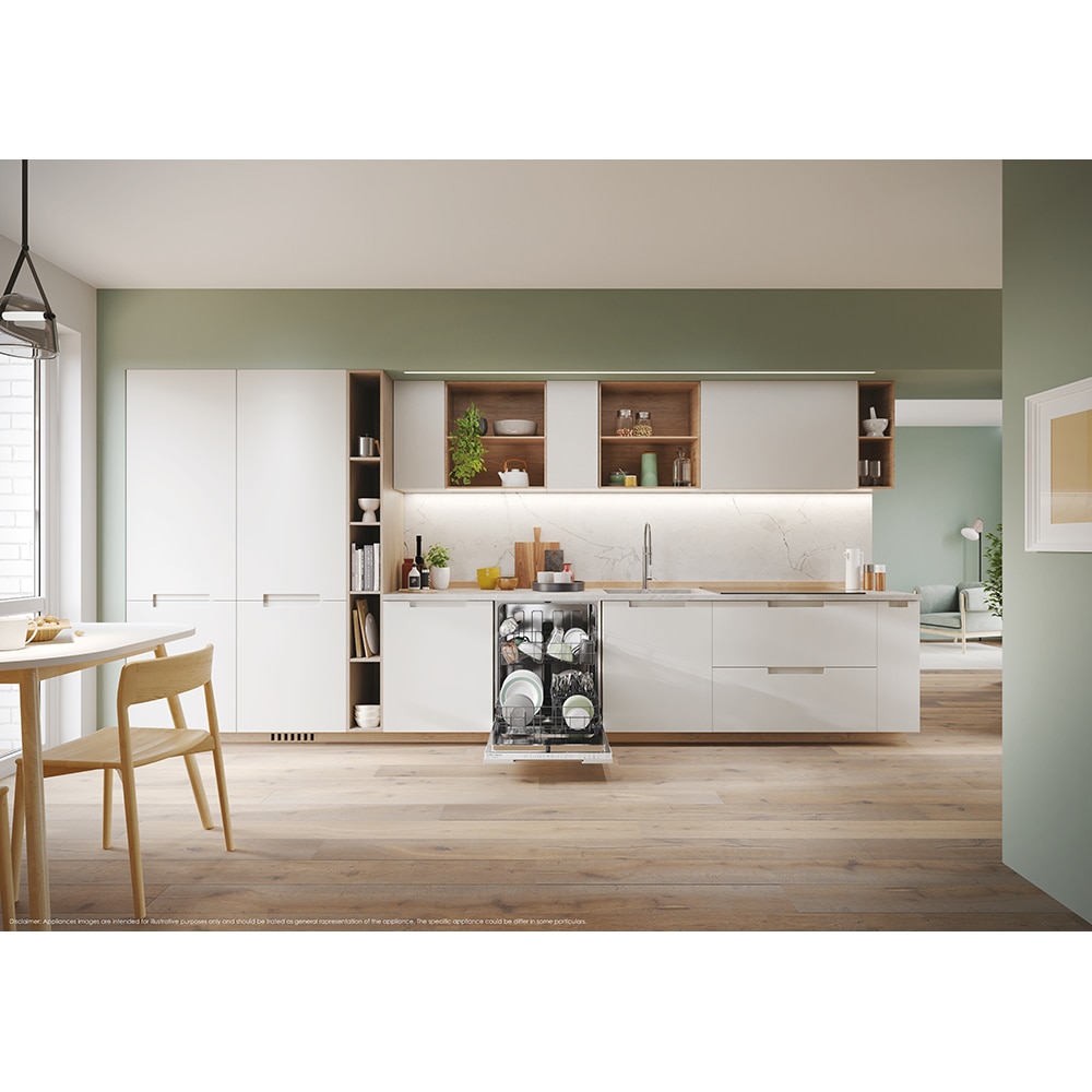 Masina de spalat vase incorporabila CANDY Rapido CIP 3E7L0W, 13 seturi, 5 programe, 60 cm, Clasa E, panou comanda alb