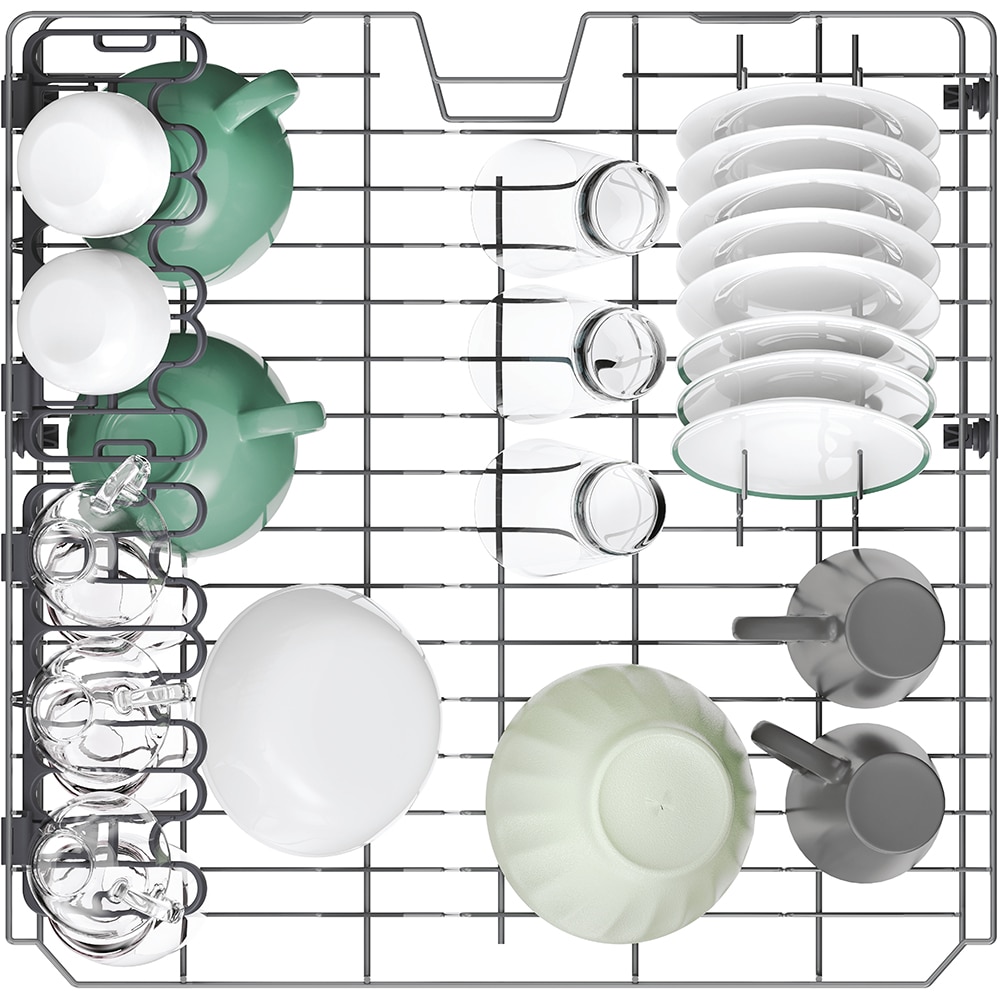 Masina de spalat vase incorporabila CANDY Rapido CIP 3E7L0W, 13 seturi, 5 programe, 60 cm, Clasa E, panou comanda alb