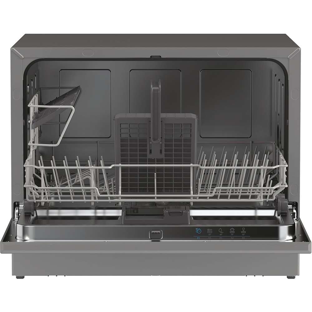 Masina de spalat vase independenta CANDY CP6E51LS, 6 seturi, 5 programe, 55 cm, Clasa E, argintiu