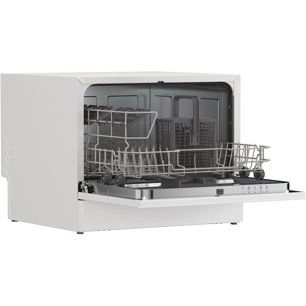 Masina de spalat vase independenta CANDY CP6E51LW, 6 seturi, 5 programe, 55 cm, Clasa E, alb