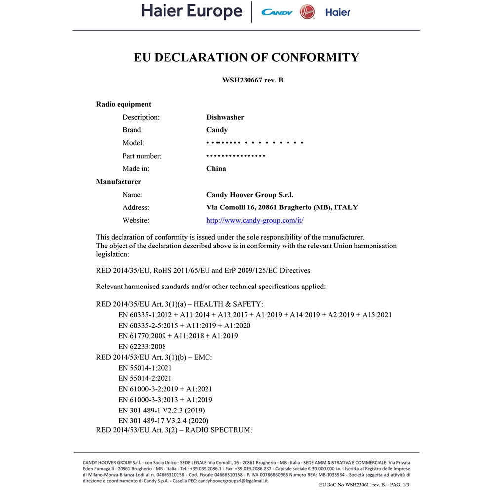 Masina de spalat vase independenta CANDY CP 8F9FFW, 8 seturi, 8 programe, 55 cm, Clasa F, alb