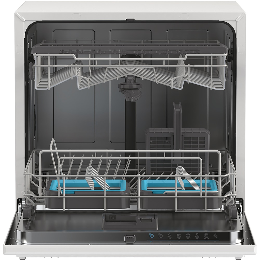 Masina de spalat vase independenta CANDY CP 8F9FFW, 8 seturi, 8 programe, 55 cm, Clasa F, alb
