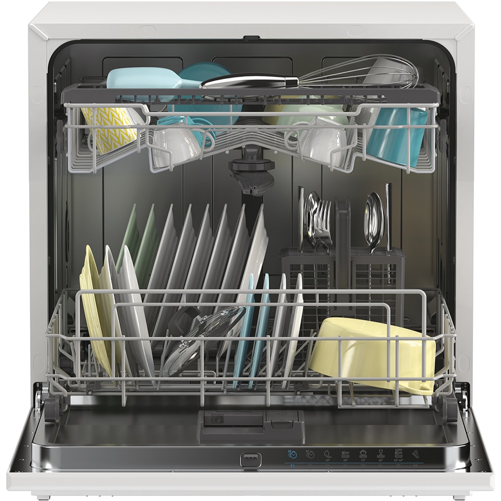 Masina de spalat vase independenta CANDY CP 8F9FFW, 8 seturi, 8 programe, 55 cm, Clasa F, alb