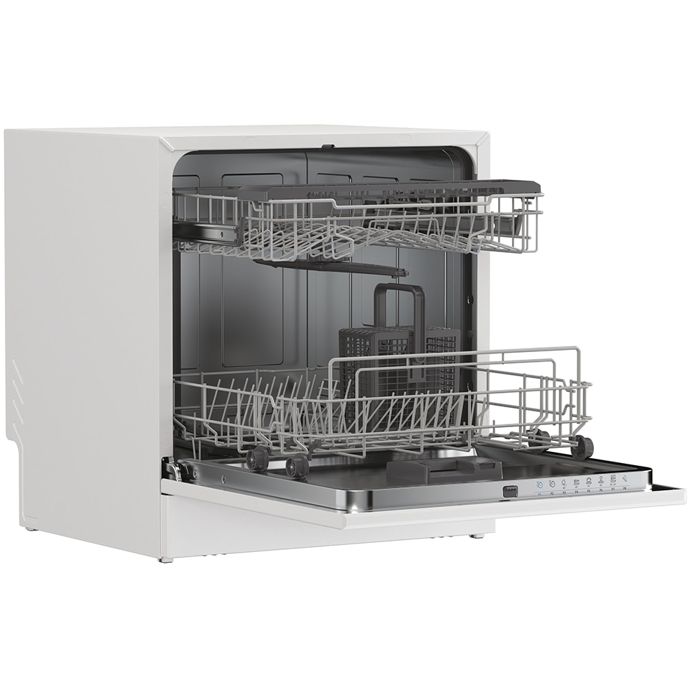 Masina de spalat vase independenta CANDY CP 8F9FFW, 8 seturi, 8 programe, 55 cm, Clasa F, alb