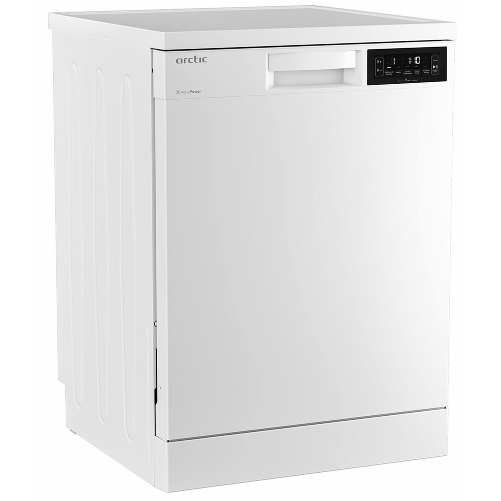 Masina de spalat vase independenta ARCTIC DFN2842, 14 seturi, 8 programe, 60 cm, Clasa E, alb