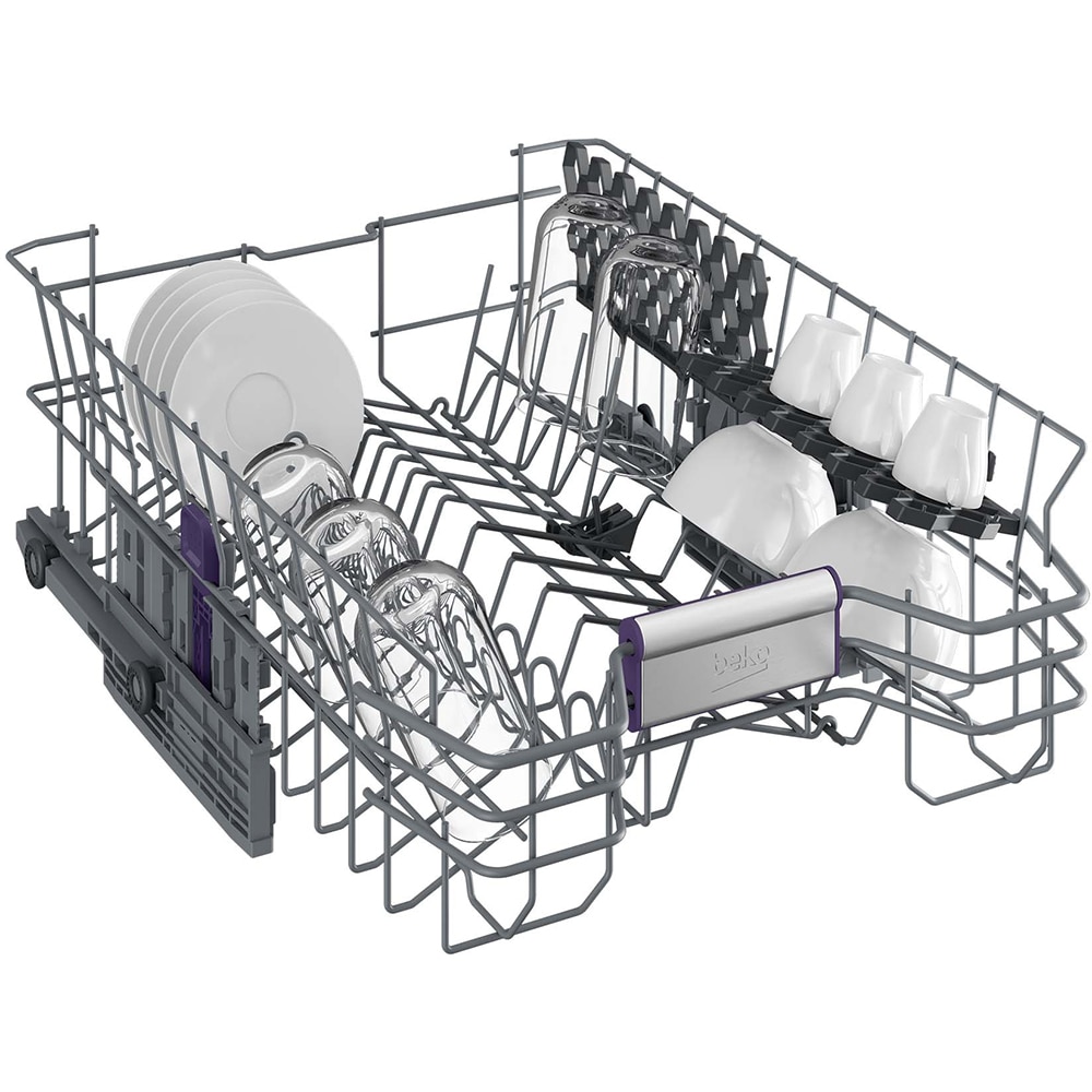 Masina de spalat vase incorporabila BEKO DIS48120, 11 seturi, 8 programe, 45 cm, Clasa E, panou comanda negru