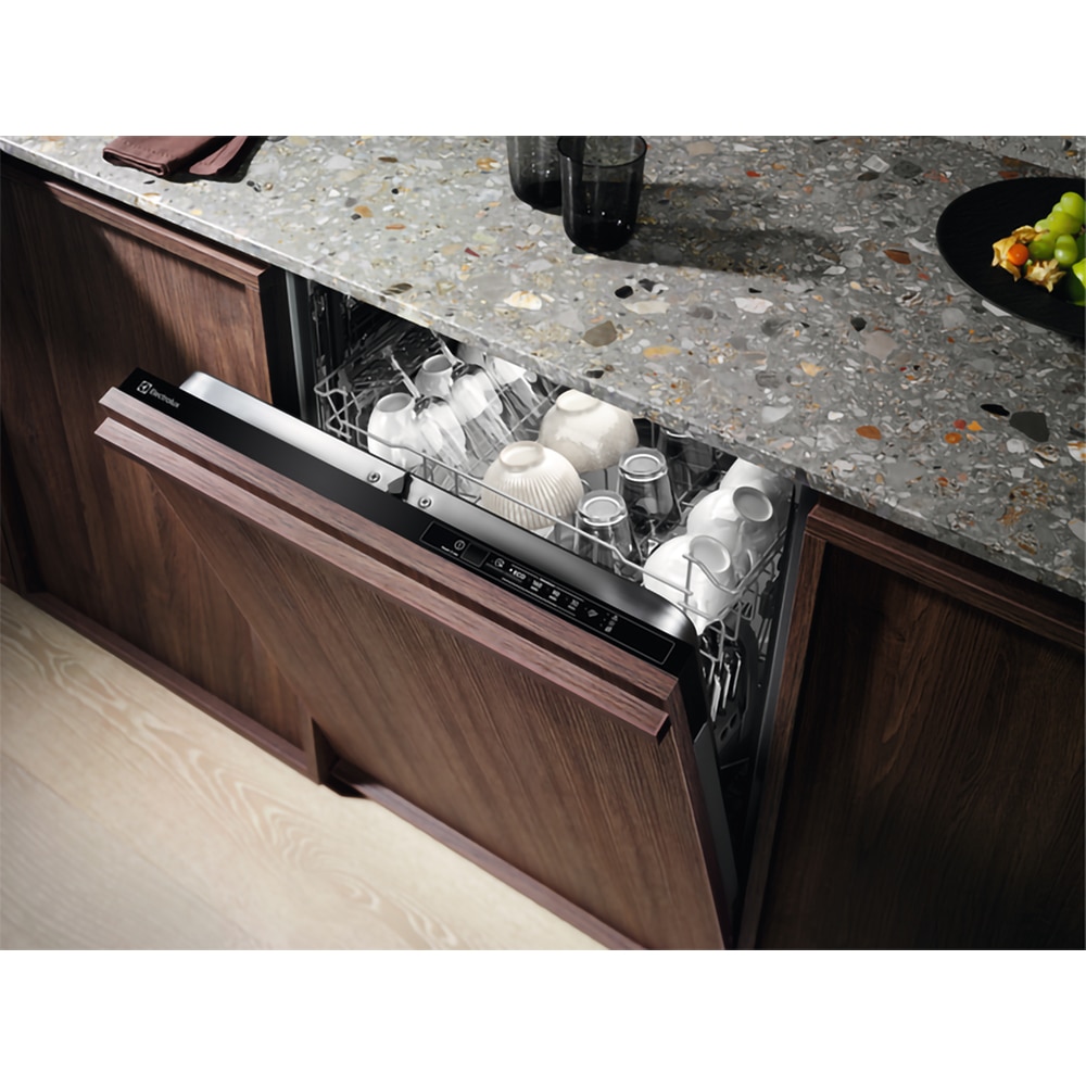 Masina de spalat vase incorporabila ELECTROLUX EEA17200L, AirDry, 13 seturi, 5 programe, 60 cm, Clasa E, panou comanda negru
