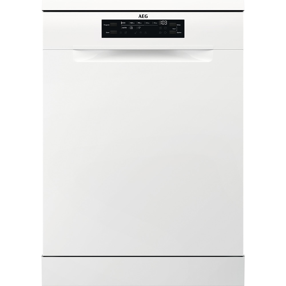 Masina de spalat vase independenta AEG FFB52917ZW, 14 seturi, 8 programe, 60 cm, Clasa E, alb