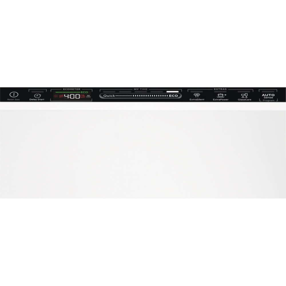 Masina de spalat vase incorporabila AEG FSE73727P, 15 seturi, 7 programe, 60 cm, Clasa D, panou comanda negru