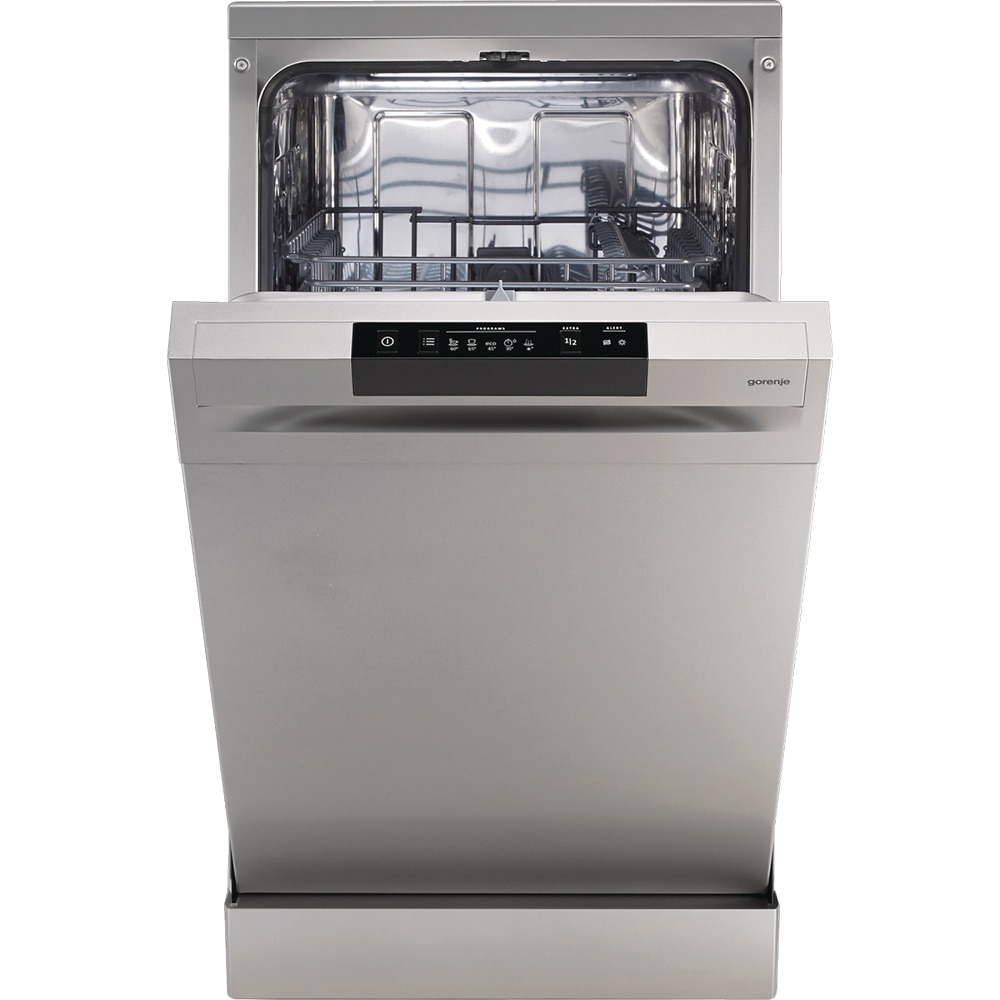 Masina de spalat vase independenta GORENJE GS520E15S, 9 seturi, 5 programe, 45 cm, Clasa E, inox