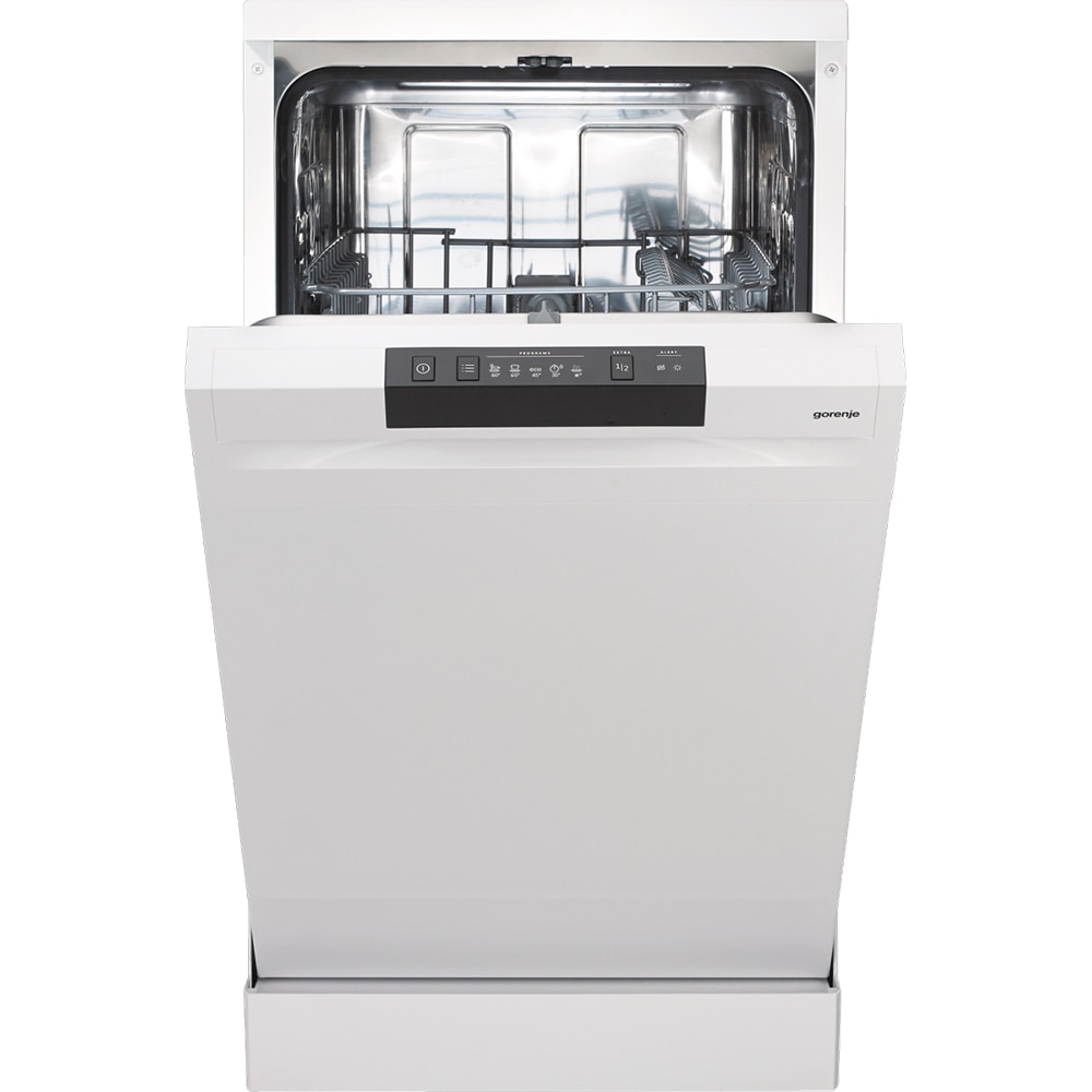 Masina de spalat vase independenta GORENJE GS520E15W, 9 seturi, 5 programe, 45 cm, Clasa E, alb