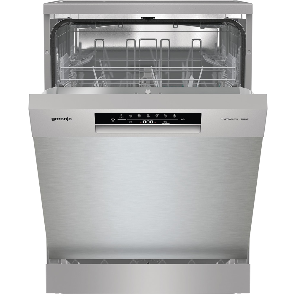 Masina de spalat vase independenta GORENJE GS642E90X, 13 seturi, 6 programe, 60 cm, Clasa E, argintiu