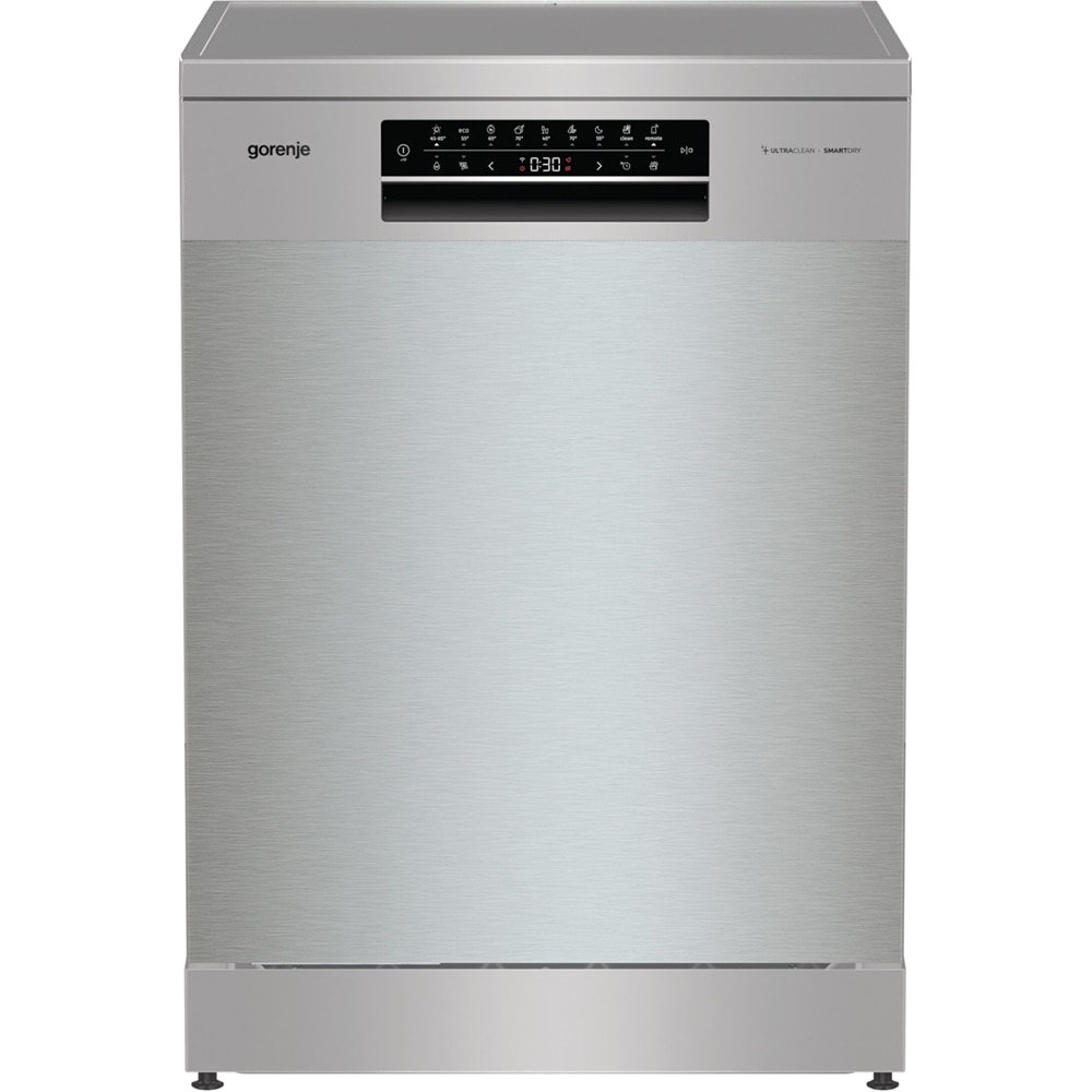 Masina de spalat vase independenta GORENJE GS693C60XUVAD, 16 seturi, 7 programe, 60 cm, Clasa C, argintiu