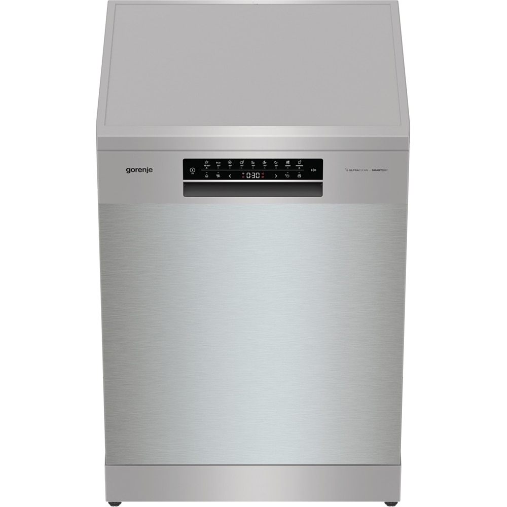 Masina de spalat vase independenta GORENJE GS693C60XUVAD, 16 seturi, 7 programe, 60 cm, Clasa C, argintiu