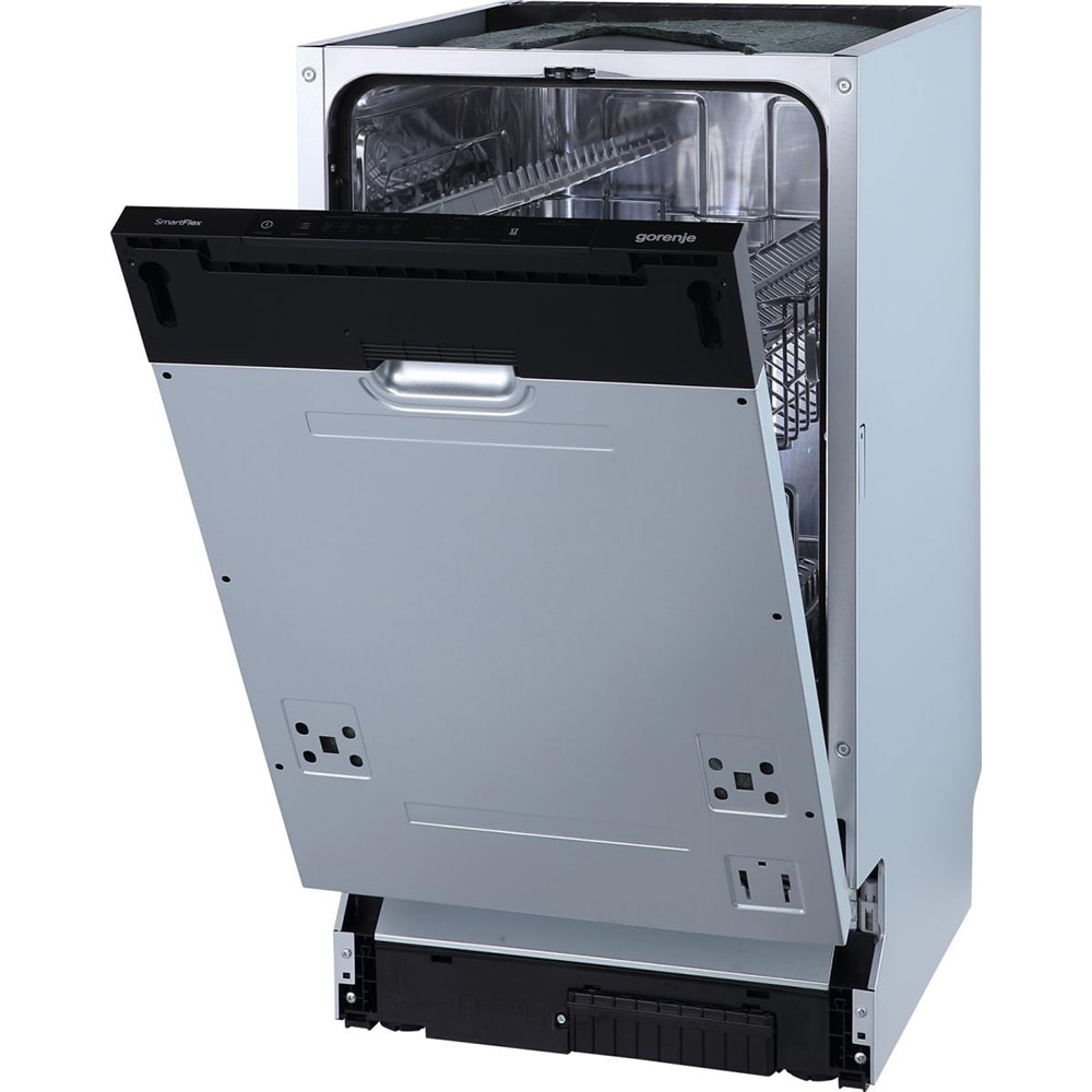 Masina de spalat vase incorporabila GORENJE GV541D10, 9 seturi, 5 programe, 45 cm, Clasa D, panou comanda negru