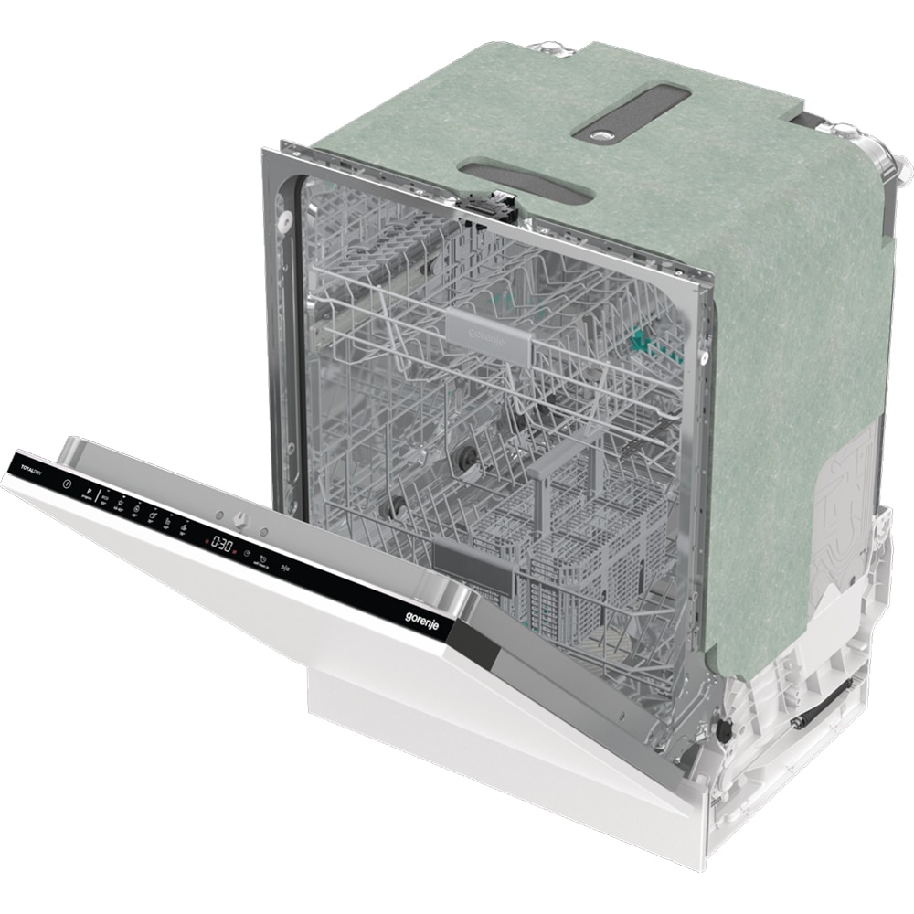 Masina de spalat vase incorporabila GORENJE GV642C60, 14 seturi, 6 programe, 60 cm, Clasa C, panou comanda negru