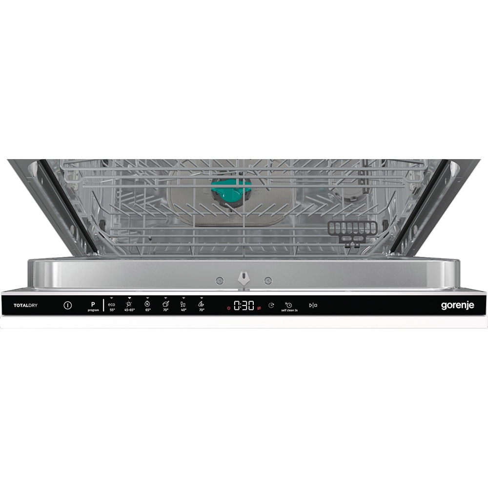 Masina de spalat vase incorporabila GORENJE GV643D60, 16 seturi, 6 programe, 60 cm, Clasa D, panou comanda negru