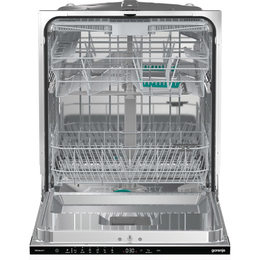 Masina de spalat vase incorporabila GORENJE GV643D60, 16 seturi, 6 programe, 60 cm, Clasa D, panou comanda negru