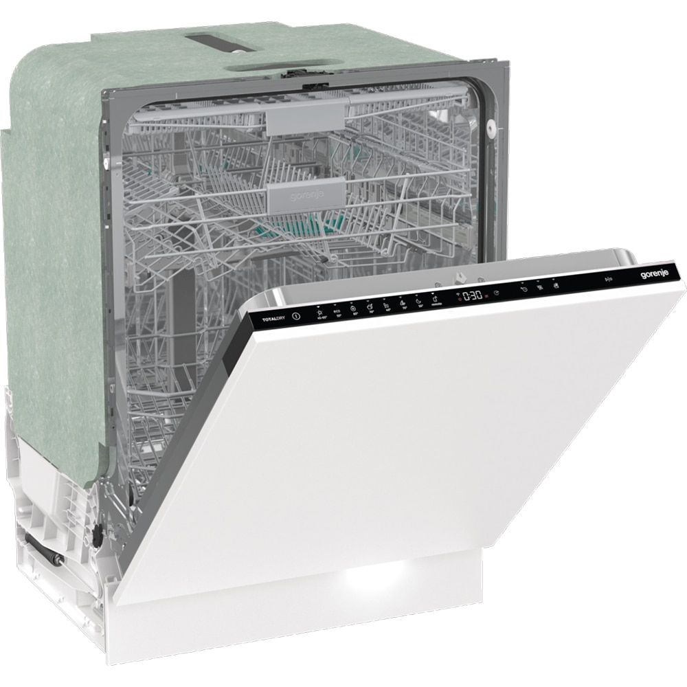 Masina de spalat vase incorporabila GORENJE GV673B60, 16 seturi, 7 programe, 60 cm, Clasa B, panou comanda negru