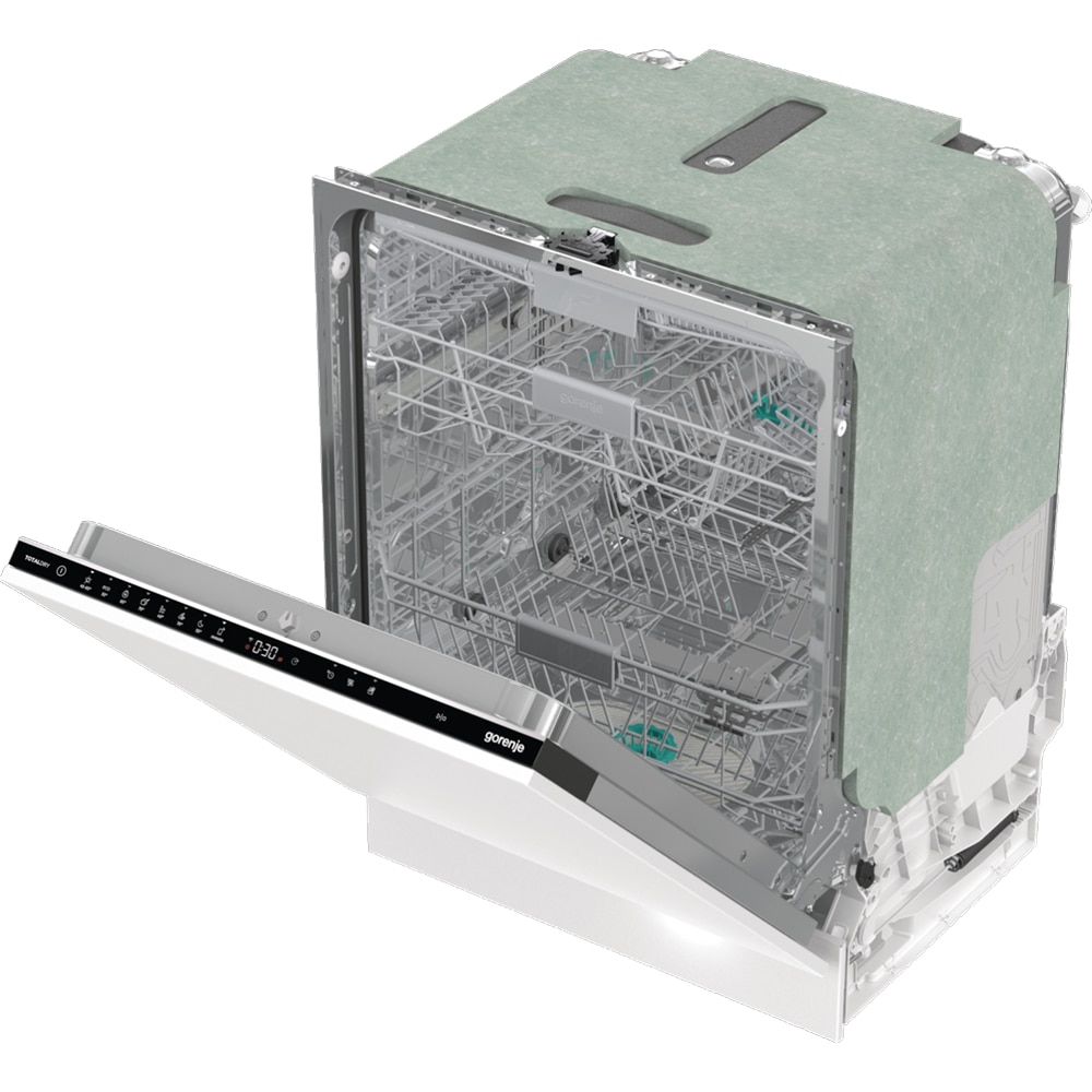 Masina de spalat vase incorporabila GORENJE GV673B60, 16 seturi, 7 programe, 60 cm, Clasa B, panou comanda negru