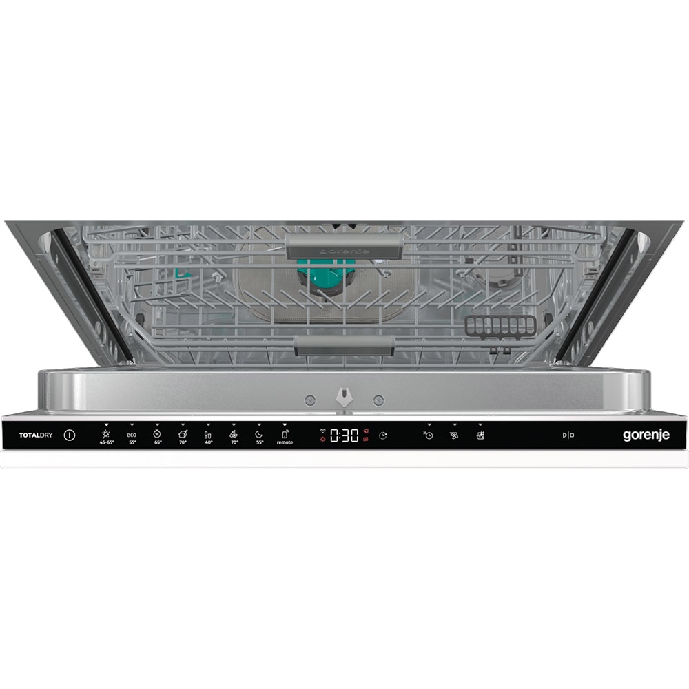 Masina de spalat vase incorporabila GORENJE GV693C61AD, 16 seturi, 7 programe, 60 cm, Clasa C, panou comanda negru