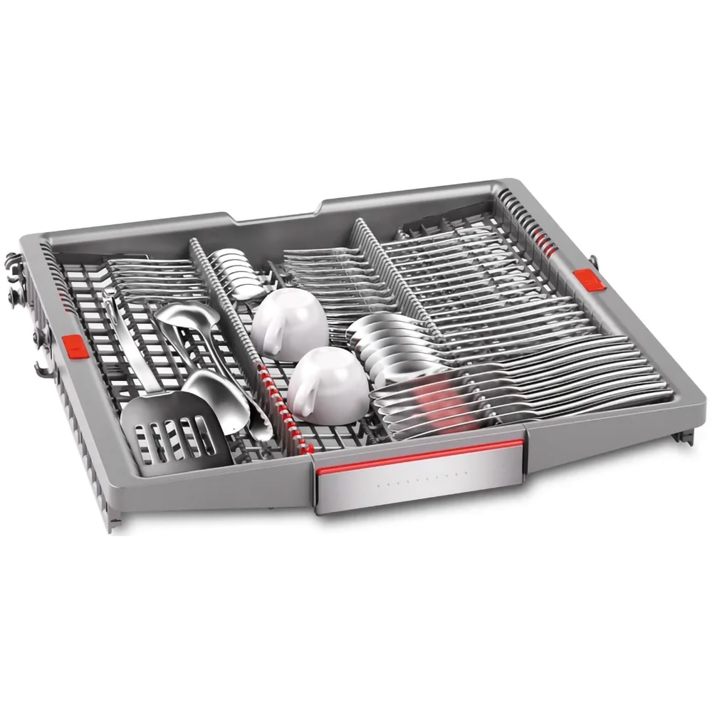 Masina de spalat vase incorporabila BOSCH SMD8TCX04E, 14 seturi, 8 programe, 60 cm, Clasa A, panou comanda negru