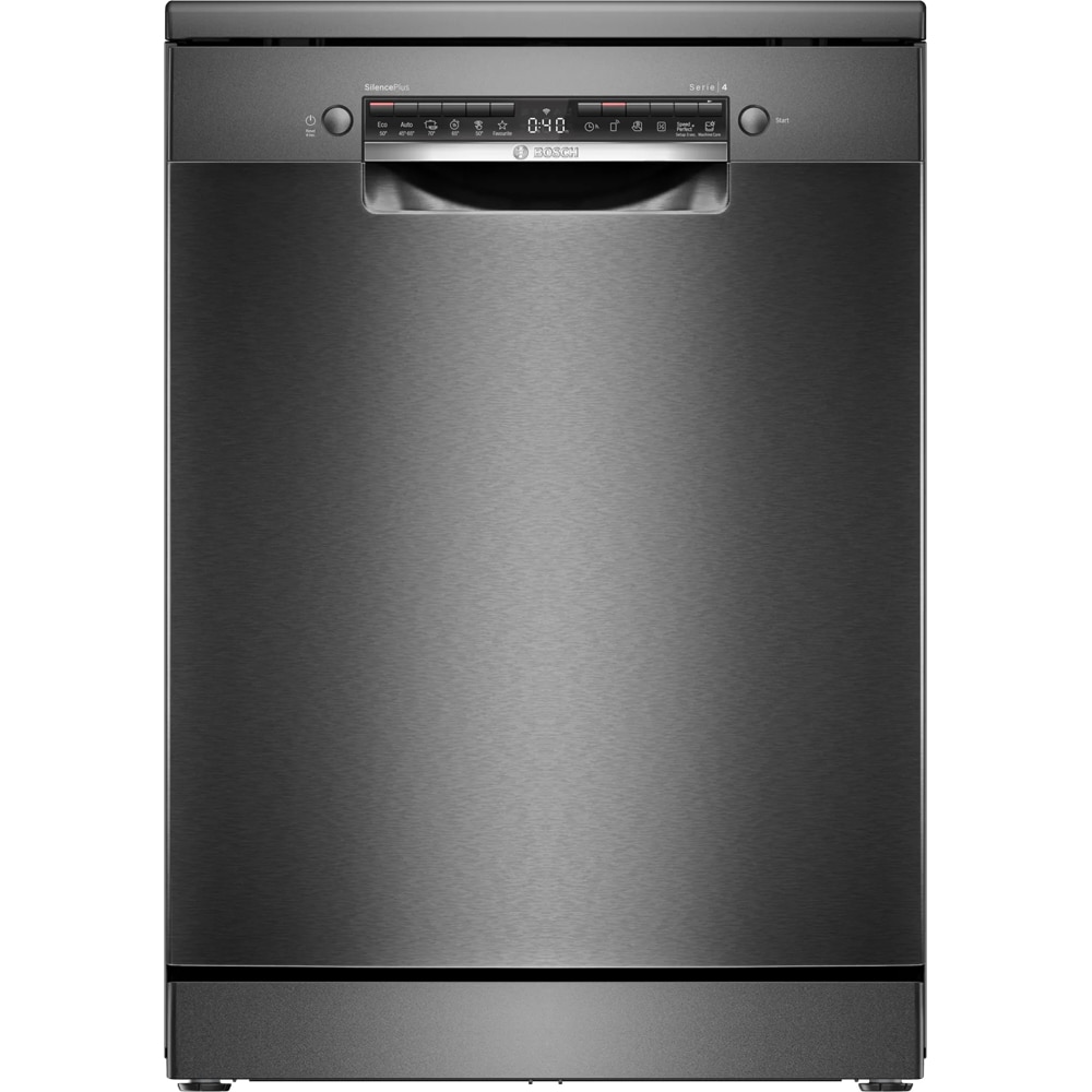 Masina de spalat vase independenta BOSCH SMS4EMC06E, 14 seturi, 6 programe, 60 cm, Clasa B, dark inox