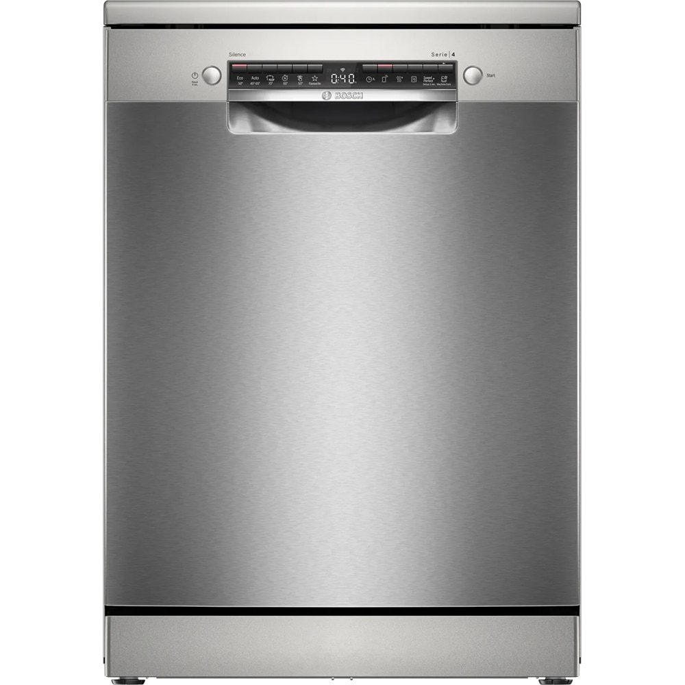 Masina de spalat vase independenta BOSCH SMS4EVI09E, 14 seturi, 6 programe, 60 cm, Clasa D, inox antiamprenta