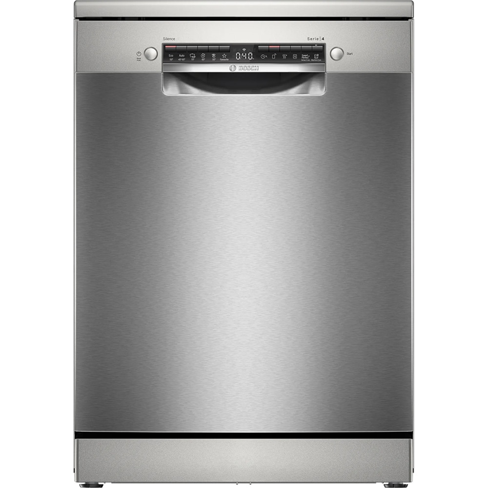 Masina de spalat vase independenta BOSCH SMS4HVI00E, 14 seturi, 6 programe, 60 cm, Clasa D, inox