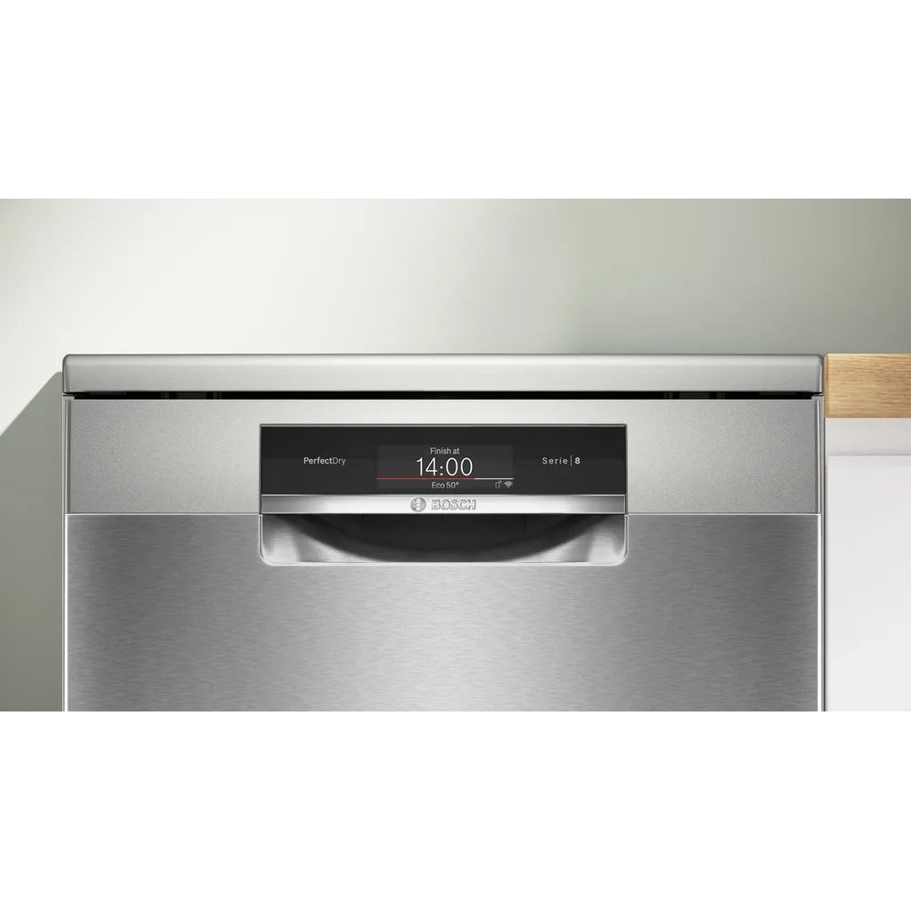 Masina de spalat vase independenta BOSCH SMS8TCI04E, 14 seturi, 8 programe, 60 cm, Clasa A, inox