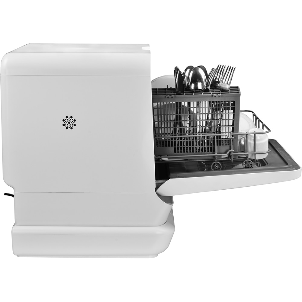 Masina de spalat vase independenta TURBIONAIRE AVA 3 TPDSAVA3CTD, 3 seturi, 6 programe, 44 cm, Clasa F, alb