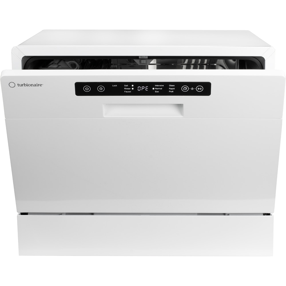 Masina de spalat vase independenta TURBIONAIRE AVA 6 TPDSAVA6CT, 6 seturi , 6 programe, 55 cm, Clasa D, alb