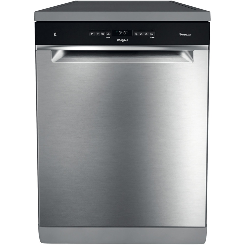 Masina de spalat vase independenta WHIRLPOOL WFO 3O32 N P X, 14 seturi, 10 programe, 60 cm, Clasa D, inox