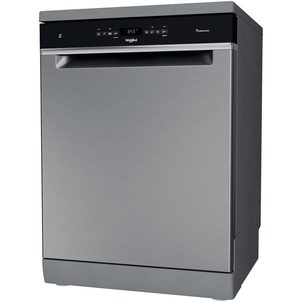 Masina de spalat vase independenta WHIRLPOOL WFO 3O32 N P X, 14 seturi, 10 programe, 60 cm, Clasa D, inox