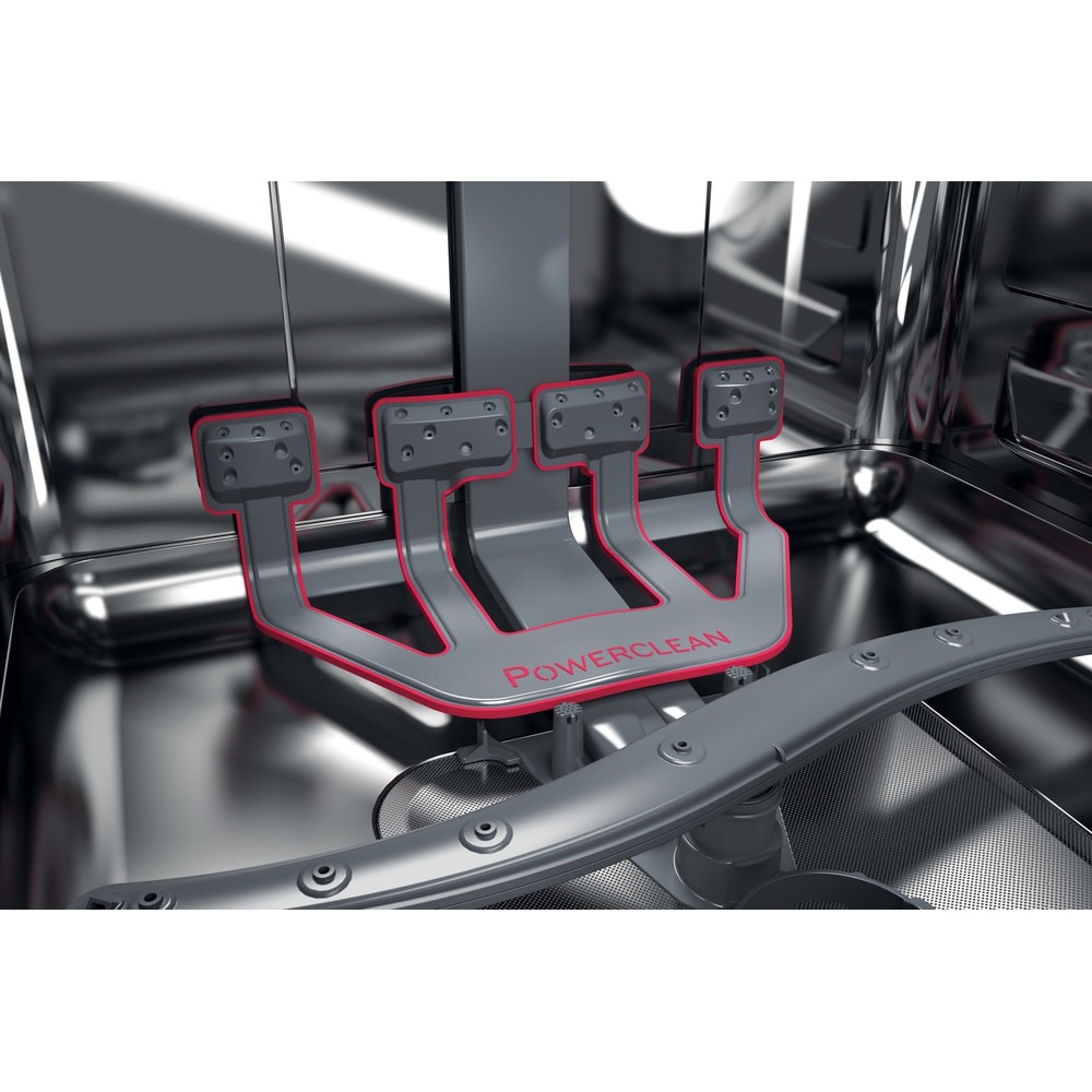 Masina de spalat vase independenta WHIRLPOOL WFO 3O32 N P X, 14 seturi, 10 programe, 60 cm, Clasa D, inox