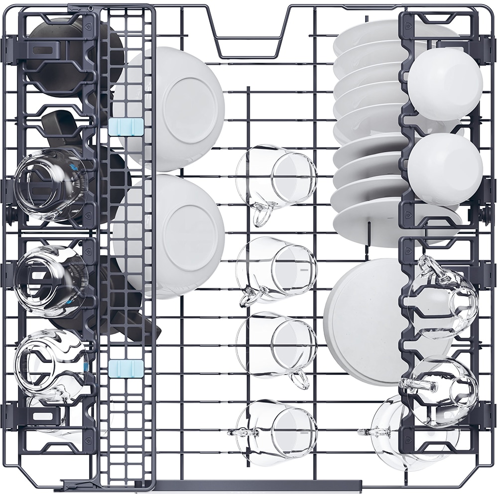Masina de spalat vase independenta HAIER XF 5C4M1W, 15 seturi, 10 programe, 60 cm, Clasa C, alb